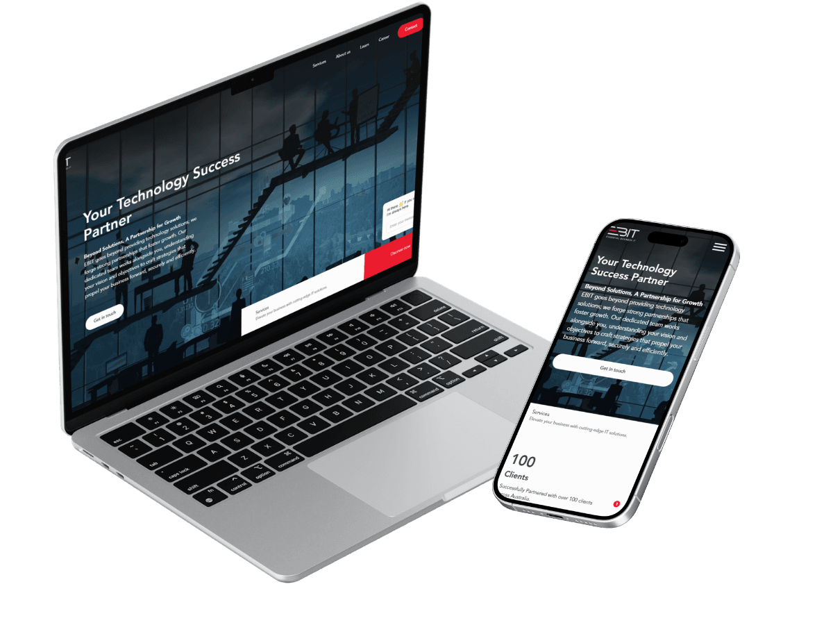 Eine Website von GeminiHorizon auf Laptop und Smartphone