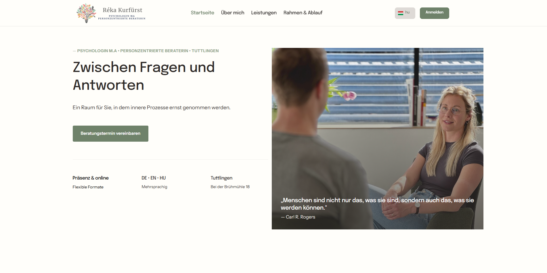 Réka Kurfürst Website Case Study